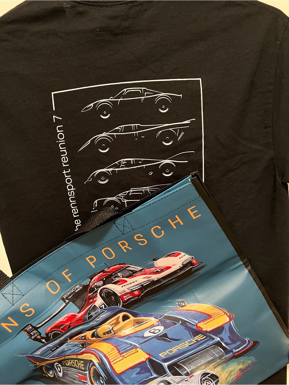 Porsche Rennsport shirt w/bag